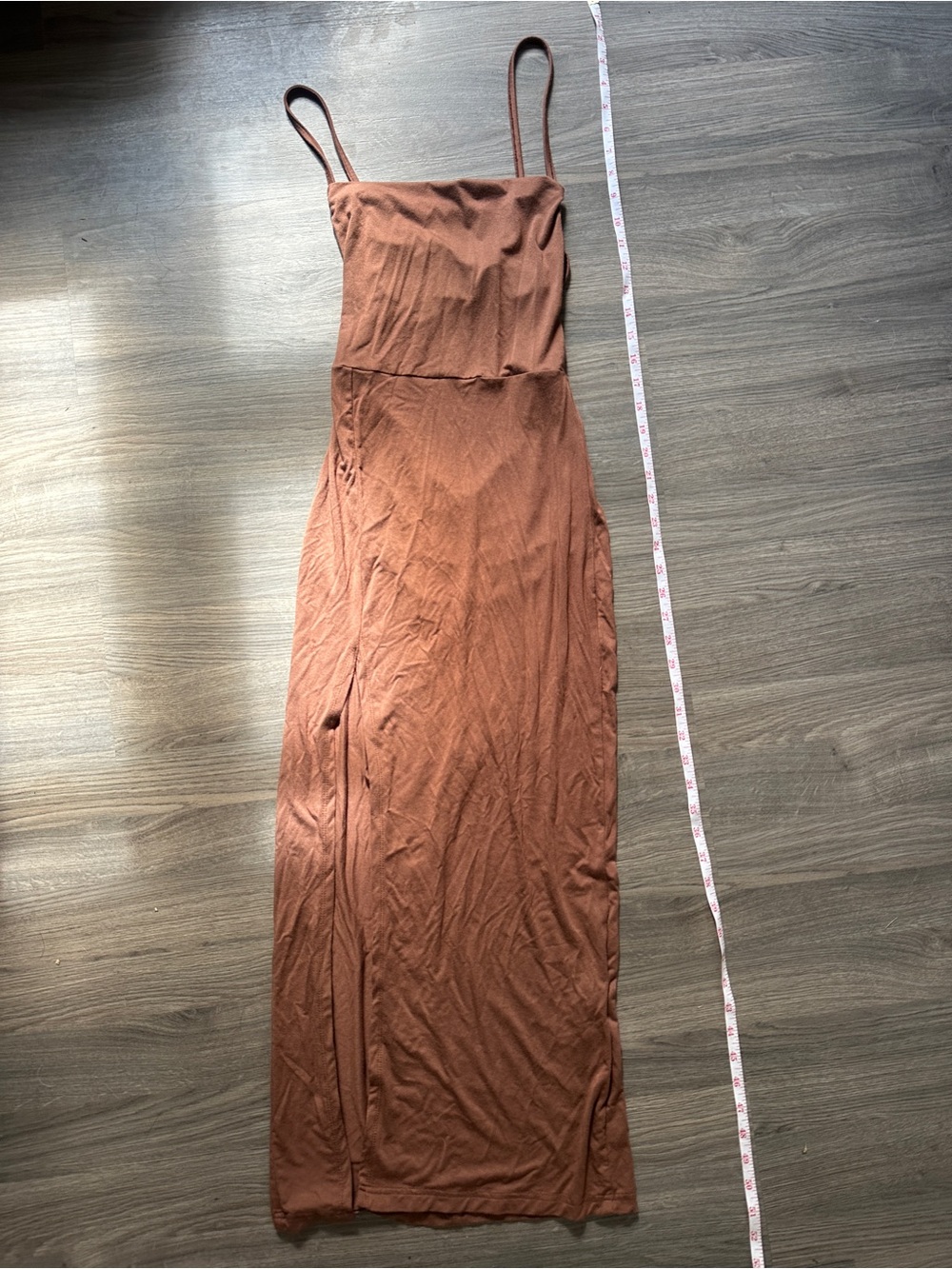 open back midi dress